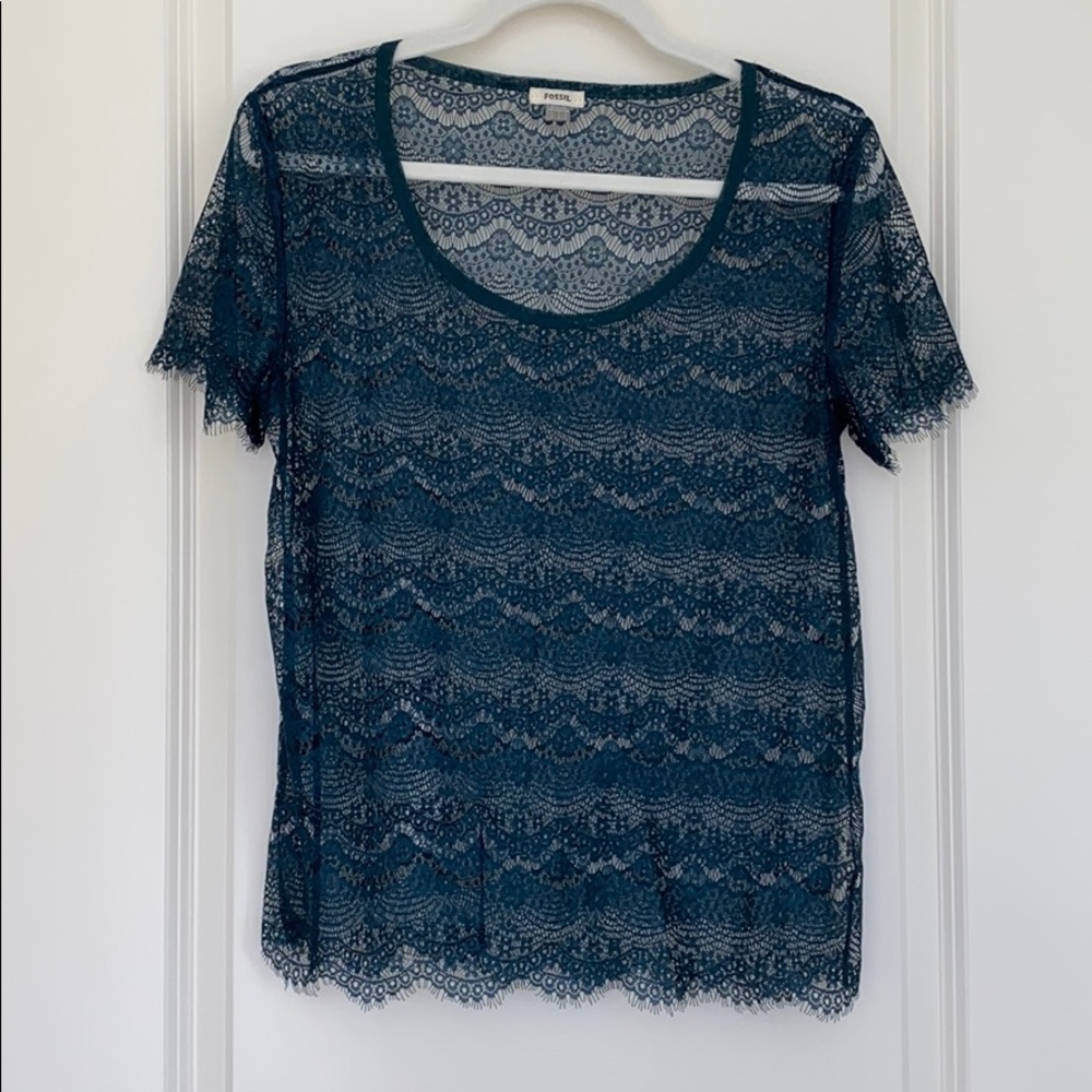 Fossil Lace Top